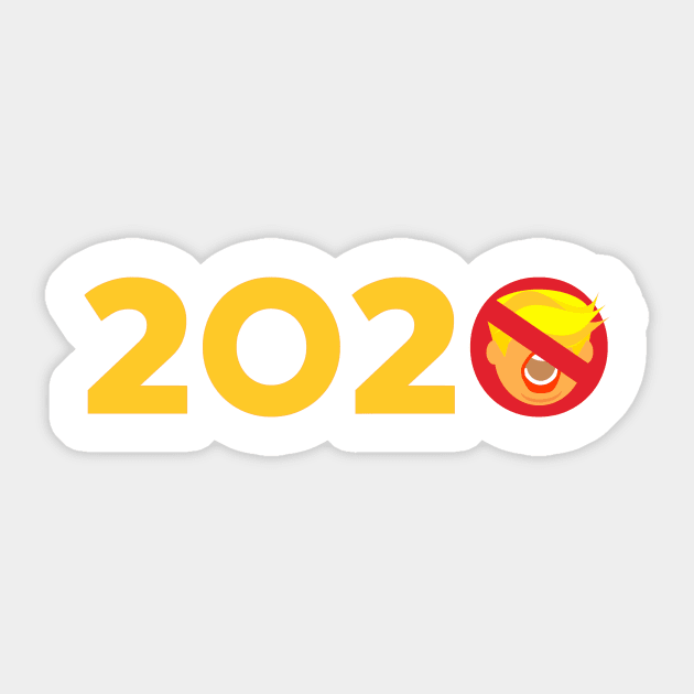 2020 No Trump Sticker by Jolliez